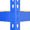 Scaffale da Garage ad Incastro Q-Rax - Blu - 120cm x 50cm - 3 Pezzi