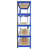 Scaffale da Garage ad Incastro Q-Rax - Blu - 120cm x 50cm - 3 Pezzi