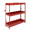 Set Flame con 1 Unità con Cassetti e 2 Scaffalature per Furgoni