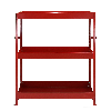 Set Flame con 1 Unità con Cassetti e 2 Scaffalature per Furgoni
