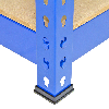Scaffale da Garage ad Incastro T-Rax - Blu - 120cm x 45cm - 10 Pezzi
