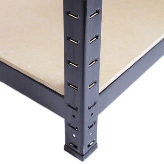 Monster Racking Rayonnage T-Rax en Acier Sans Boulons Noir 90cm x 45cm x 180cm-Lire la description