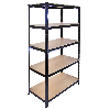 Scaffale da Garage ad Incastro T-Rax - Nero - 90cm x 45cm