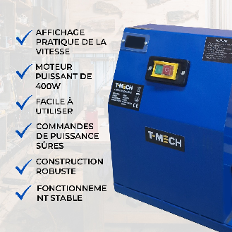 Tornio da legno elettrico 400W a quattro velocità-Leggi tutto