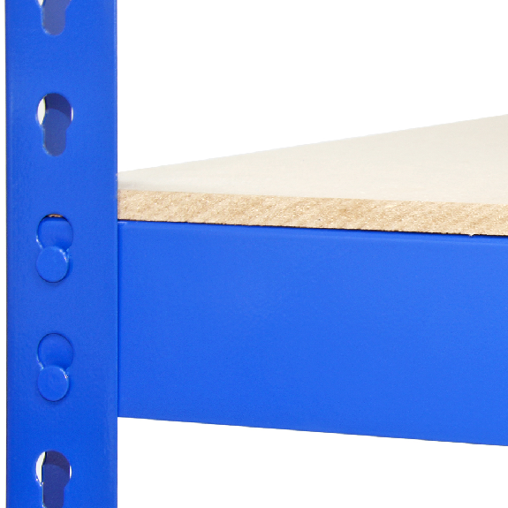 10 x Estanterías Metálicas Q-Rax, Azul, 120 x 50 x 180cm-Leer más