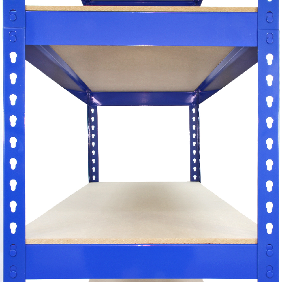 10 x Estanterías Metálicas Q-Rax, Azul, 120 x 50 x 180cm-Leer más