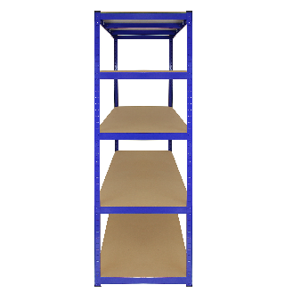 Monster Racking T-Rax 5 x Rayonnage, Bleu, 160cm Largeur, 60cm Profondeur-Lire la description