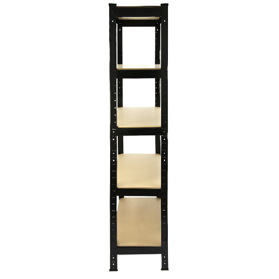 Scaffale da Garage ad Incastro T-Rax - Nero - 75cm x 30cm - 8 Pezzi-Leggi tutto