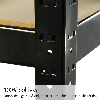 Scaffale da Garage ad Incastro T-Rax - Nero - 75cm x 30cm - 8 Pezzi