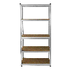 3 x E-Rax Galvanisiertes Lagerregal