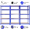Scaffale da Garage ad Incastro Q-Rax - Blu - 90cm x 50cm