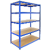 Scaffali in acciaio senza bulloni 120x60x180 cm