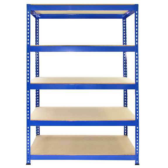 3x Q-Rax Lagerregale 180 x 90 x 50cm + 2 x Lagerregale 180 x 120 x 50cm Blau-Beschreibung lesen