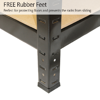 Monster Racking T-Rax Rayonnage Étagère Robuster, Noir, 75cm L, 30cm P-Lire la description