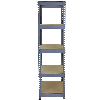 Q-Rax 90cm Lagerregal Grau