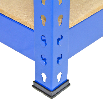 Q-Rax Étagère Métal Bleu  - 120cm x 180cm x 50cm-Lire la description