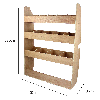 Estantería de Madera para Furgoneta Ford Transit