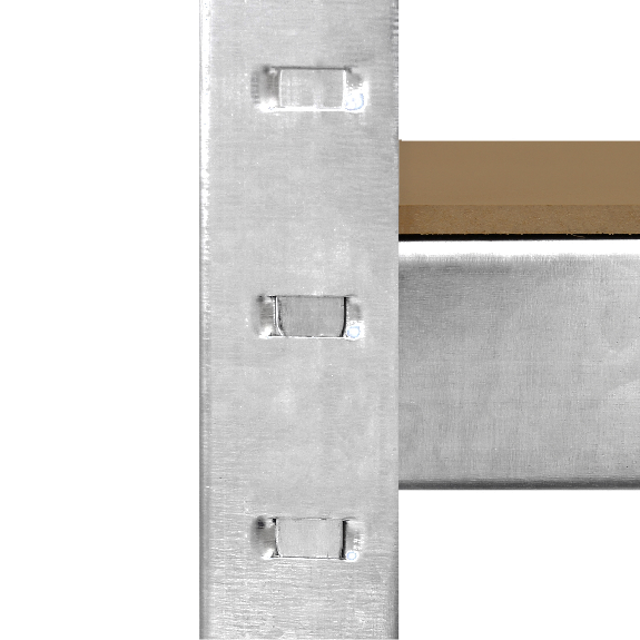 2 x Estanterías de Acero Galvanizado 90x40x180cm-Leer más