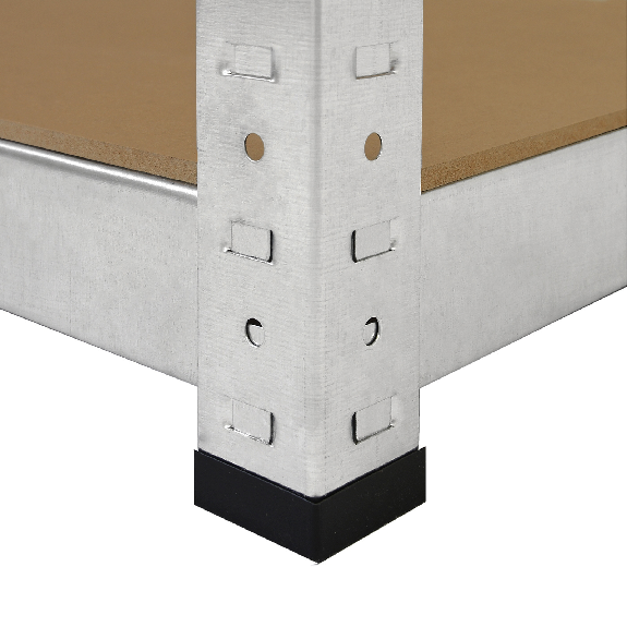 2 x Estanterías de Acero Galvanizado 90x40x180cm-Leer más