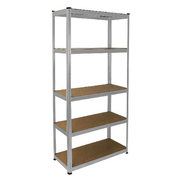 2 x Estanterías de Acero Galvanizado 90x40x180cm-Leer más