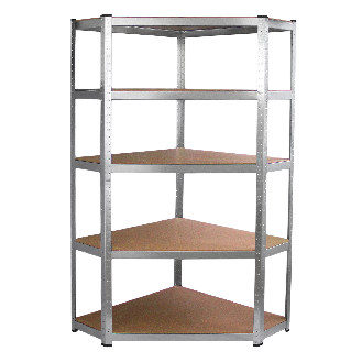 Lot de 4 Etagères de Rangement de 90cm & 1 Etagère dAngle Galwix-Lire la description