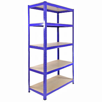 3 x Rayonnages T-Rax 90cm Bleus & Connecteurs de Baies-Lire la description