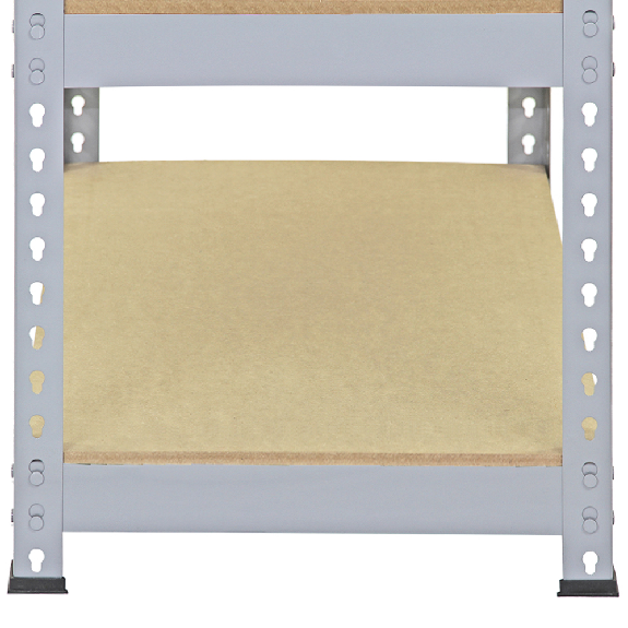 10 x Estanterías Metálicas Q-Rax, Gris, 90 x 50 x 180cm-Leer más