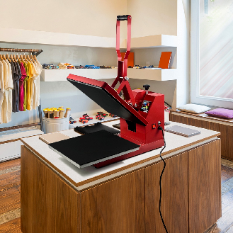 Transferpresse 38 x 38cm & 360mm Vinyl-Schneideplotter im Set-Beschreibung lesen