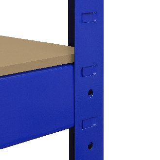 Monster Racking - Rayonnage d'Angle T-Rax en Acier Sans Boulons Bleu 90cm x 45cm x 180cm-Lire la description