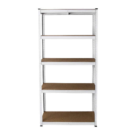 E-RAX Weißes Regal 90 x 40 x 180 cm E-RAX Weißes Regal 90 x 40 x 180 cm-Beschreibung lesen