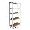 E-RAX Weißes Regal 90 x 40 x 180 cm E-RAX Weißes Regal 90 x 40 x 180 cm