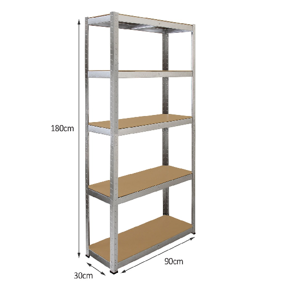Unidades de estanterías de acero galvanizado Monster Racking - Versátiles y robustas para su garaje, almacén, invernadero o taller-Leer más