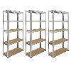 Unidades de estanterías de acero galvanizado Monster Racking - Versátiles y robustas para su garaje, almacén, invernadero o taller