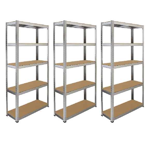 Unidades de estanterías de acero galvanizado Monster Racking - Versátiles y robustas para su garaje, almacén, invernadero o taller-Leer más