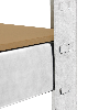 Unidades de estanterías de acero galvanizado Monster Racking - Versátiles y robustas para su garaje, almacén, invernadero o taller