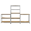 Unidades de estanterías de acero galvanizado Monster Racking - Versátiles y robustas para su garaje, almacén, invernadero o taller
