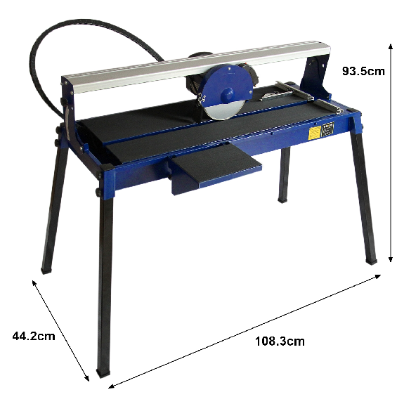 Scie de Carrelage sur Table - 720mm / 800W-Lire la description