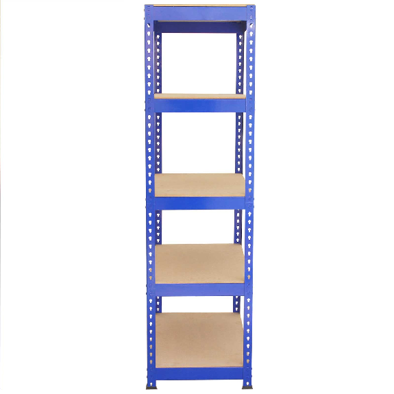 3 Estanterías Metálicas Azules Q-Rax de 90 x 50 x 180cm-Leer más