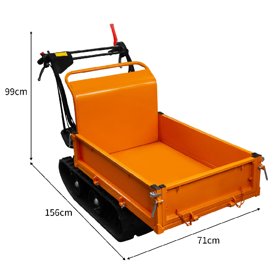 Mini dumper trasporto cingolato a benzina-Leggi tutto