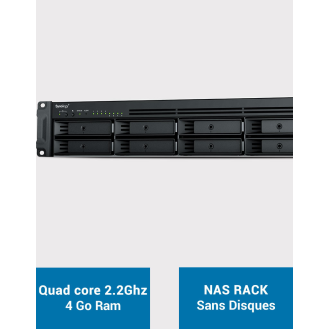 Synology RS1221+ Serveur NAS Rack 2U 8 baies (Sans disques)-Lire la description