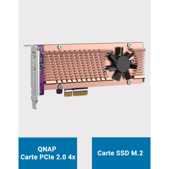 QNAP QM2-2P-244A Carte d'extension dual SSD M.2-Lire la description