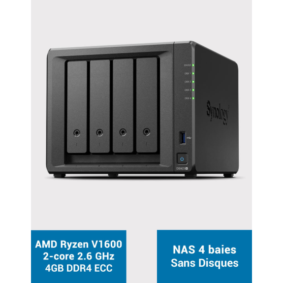 Serveur NAS 4 baies 4GB-Lire la description