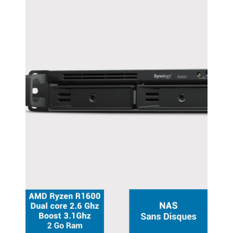 Serveur NAS Rack 1U 4 baies-Lire la description