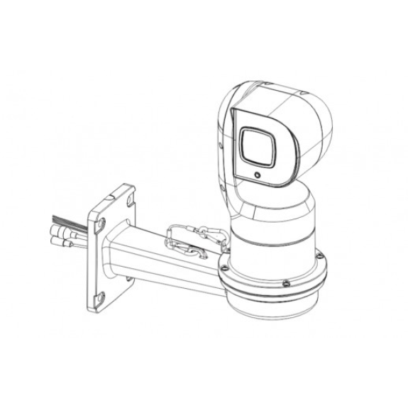 Dahua - PFB730W - Zubehör - Wandhalterung, - Material: Aluminium - Gewicht: 0,93kg -Maximale Traglast: 3kg - Abmessunge-Beschreibung lesen