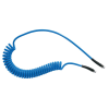 Manguera espiral 6 m, rosca LW de 6,5 mm, rosca exterior 1/4 pulgadas