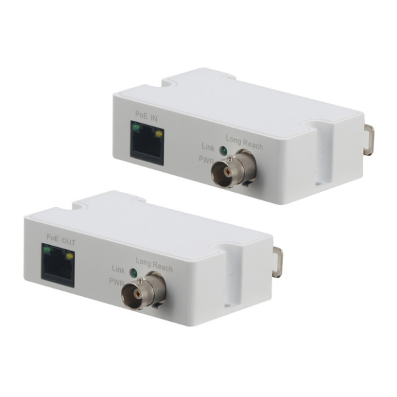 L-EKK2 ITS, Ethernet-Koax-Konverter Strecke PoE+/ePoE geeignet, 10/100 Mbit-Leggi tutto