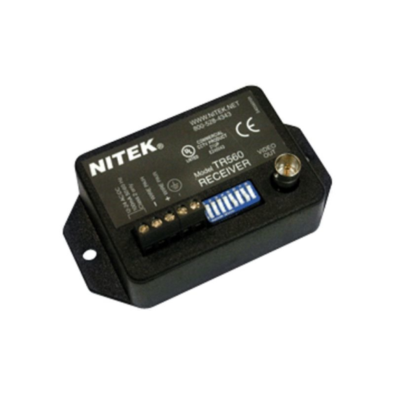 TR560 Nitek, Zweidraht Empfänger, aktiv, Video, 2200m, FBAS-Eingang, TPAusgang, 12-24VAC/DC-Beschreibung lesen