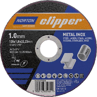 Trennscheibe Metall-Inox A60S-125x1.0x22.23mm-Beschreibung lesen