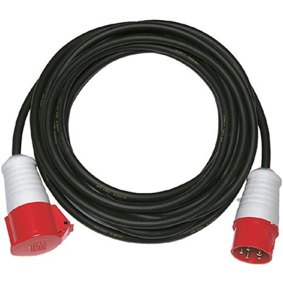 CEE Extension 20m PVC Article d'approvisionnement noir-Leggi tutto