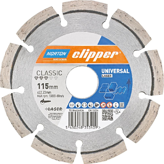 Dia.-Trennsch.Classic Univ. Laser 115x22,23 mm-Beschreibung lesen